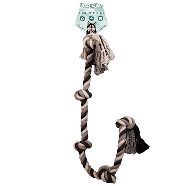 Floss Toss Dental Rope 5 Knob 145 cm