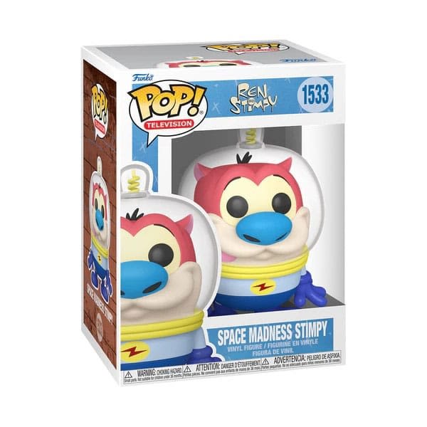 Nick Rewind POP! TV Vinyylifiguuri Stimpy (avaruuspuku) 9 cm