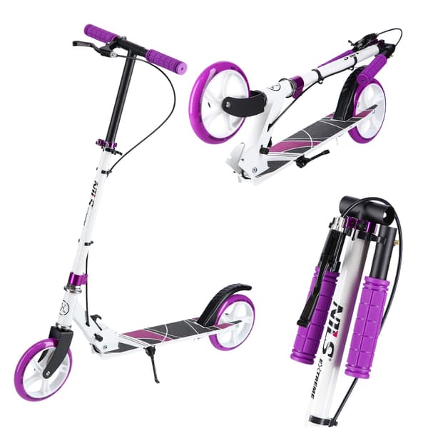 Violet Kick Scooter, hopfällbar, lätt design