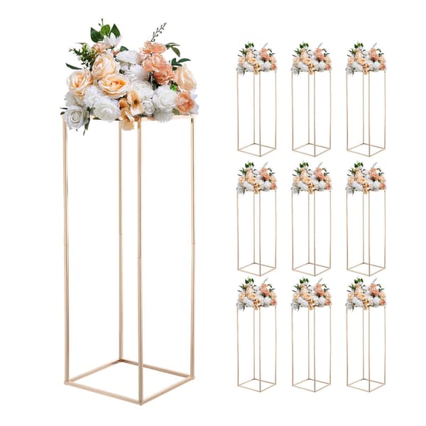 Bröllopsblommor, 10 delar, 84 cm, guldfärgad metall