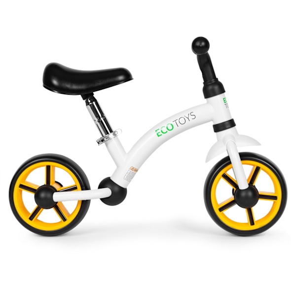 Balancecykel til børn, EVA hjul, justerbart sæde, sort, ECOTOYS