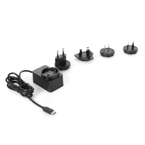 Universallader med Type C-stik - 5 Vdc - 3 A Med 4 rejsestik - 15 W Maks.