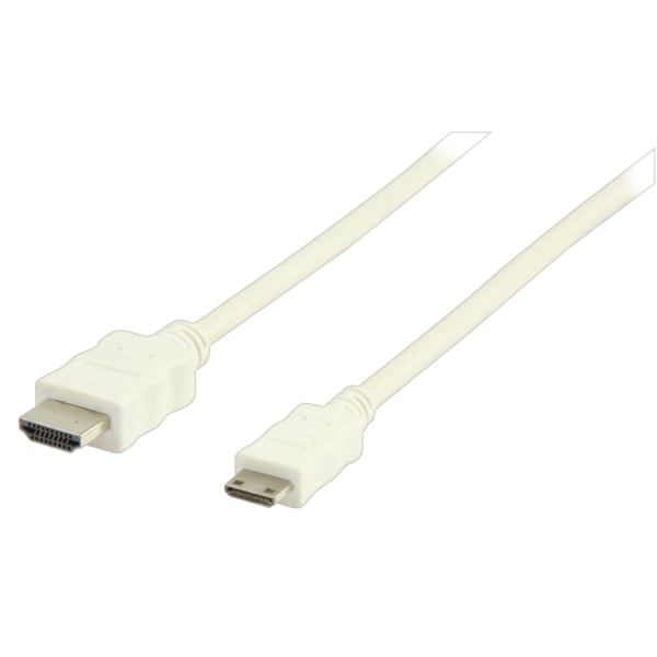High Speed HDMI Kabel med Ethernet HDMI Kontakt - HDMI Mini Hane
