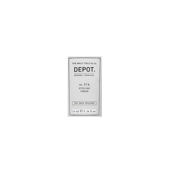 Depot, 300 Hair Stylings No. 316, UV Filter, Hair Styling Cream, Medium Hold, 10 ml