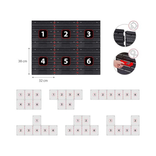 Workshop Tool Board 96 x 76 cm