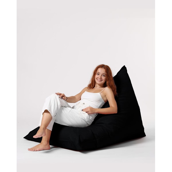 Garden Bean Bag Pyramid Big Bed Puf - Sort