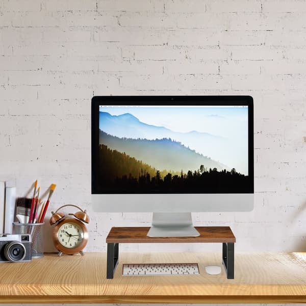 Monitorstativ – Ergonomisk, industrielt design, skrivebordsarrangør