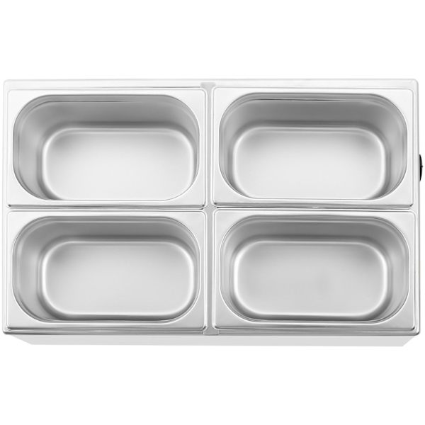 Bain marie elvarmer 4 x GN 1/4 640 W