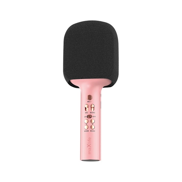 Maxlife Bluetooth mikrofon med högtalare - Rosa