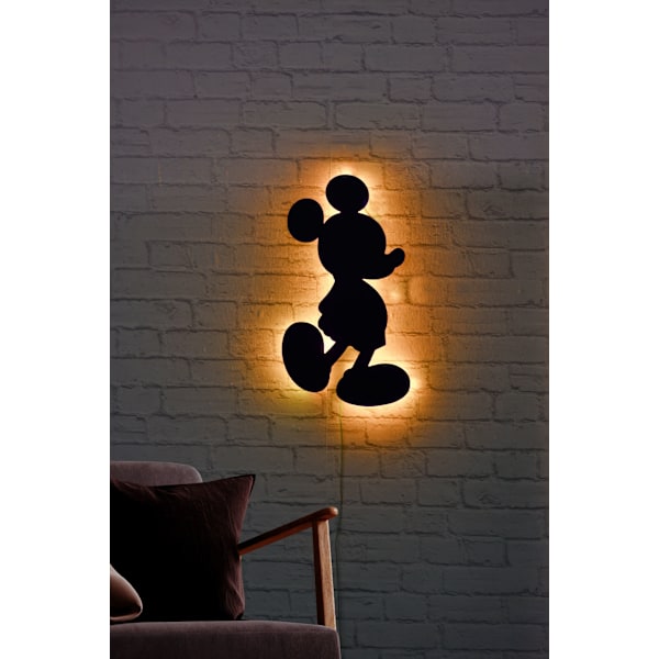 Dekorativ Led Belysning Mickey Mouse - Gul