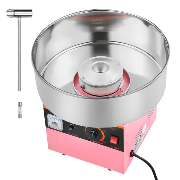Hattarakone 1000 W, 38 cm teräskulho, pinkki