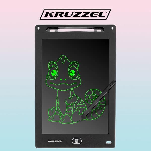 Tegnetablet 12" sort KRUZZEL 22456