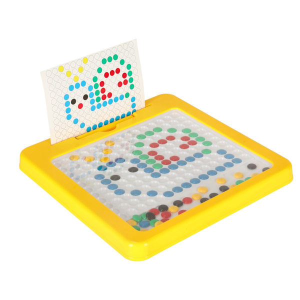 Magneettitaulu montessori keltaisia ​​pisteitä
