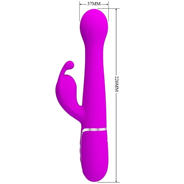 Pretty Love - Dejon Rabbit Vibrator 3 i 1 multifunktionsviol