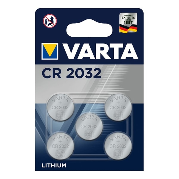 Varta Lithium CR2032 nappiparisto 3V 5 kpl läpipainopakkauksessa