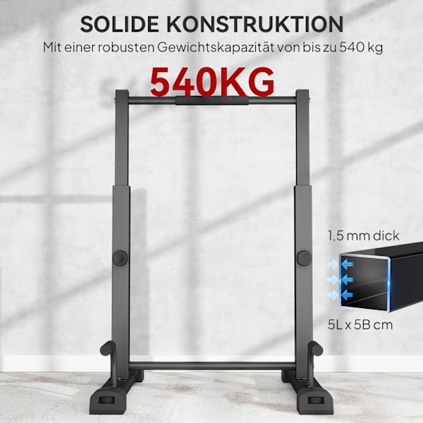 Dip-tangot dip-asema kestää jopa 540 kg, korkeussäädettävä kuntotanko, push-up seisontatanko, fitness-paralletti, push-up-kahvat liikuntaharjoitteluun