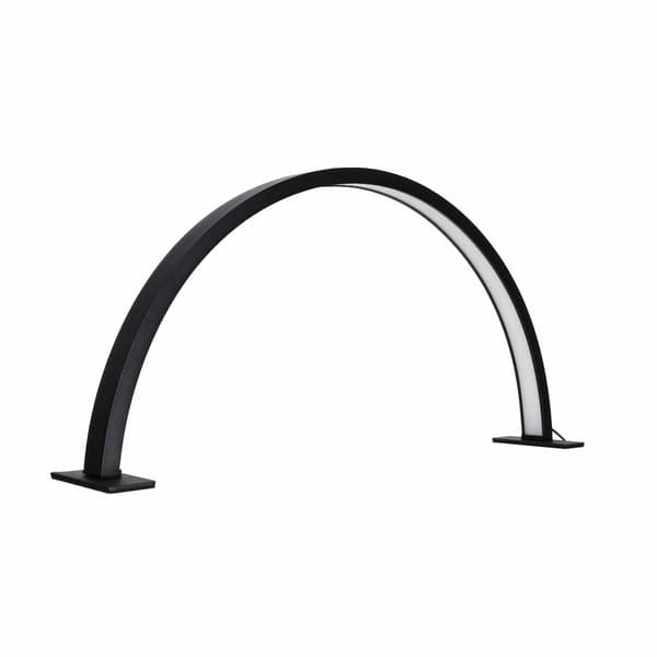 LED-skrivebordslampe til manicure – sort, skyggefrit design