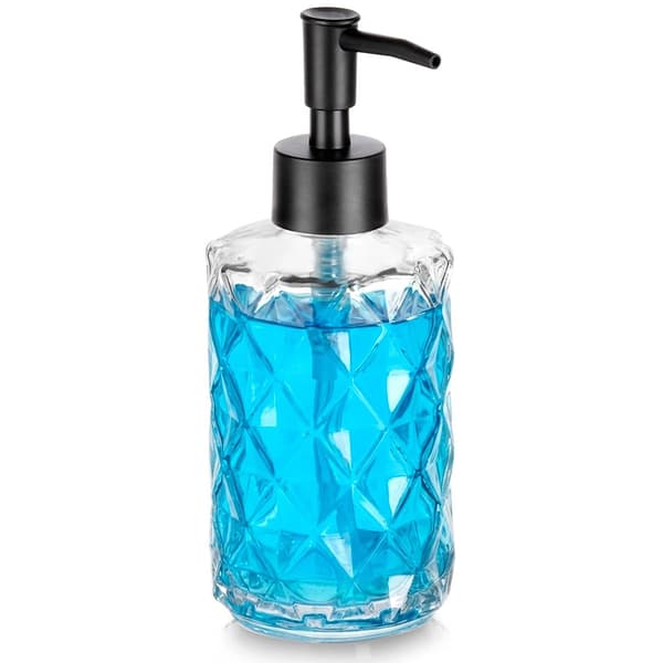 Glastvåldispenser, 330 ml – Transparent, enkel påfyllning