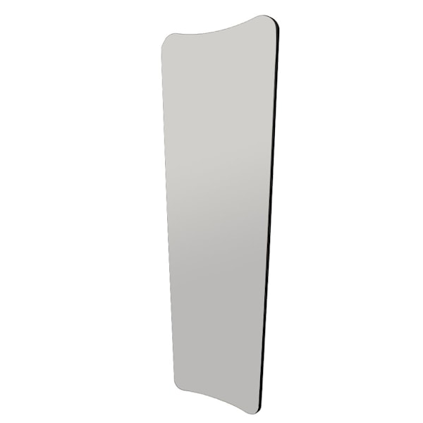 Cheval Mirror Vitros - Transparent, Svart