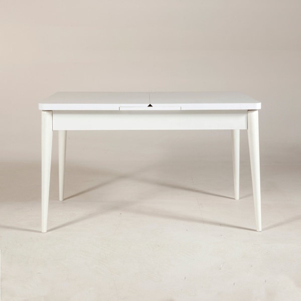 Utdragbart matbord Vina - Vit