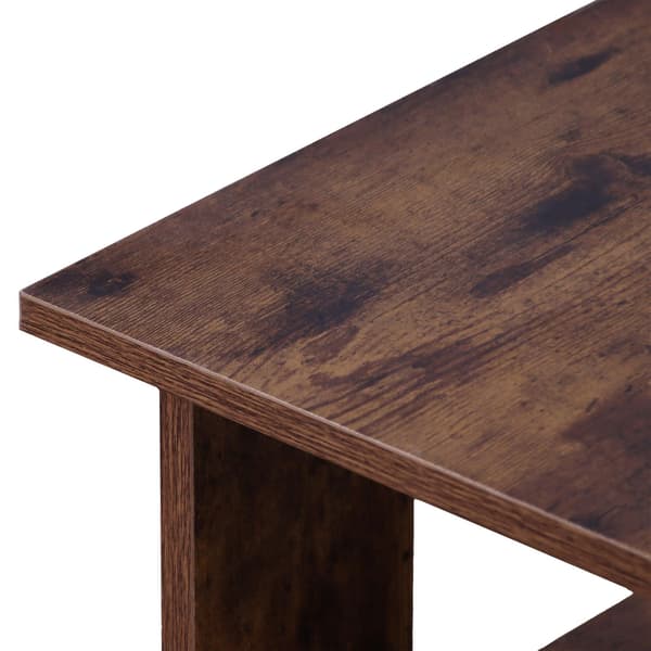 Soffbord med nedre hyllplan – Modern design, lätt att rengöra