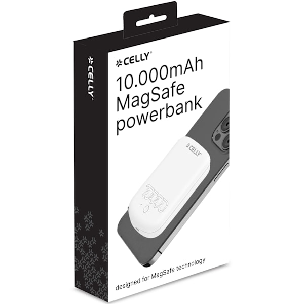 MAGPB10000PRO PowerBank 10W MagSafe Trådløs opladning 10.000mAh Hvid