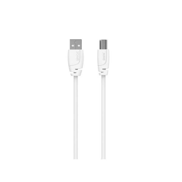 Sinox USB 2.0 kabel. 1,8 m. Hvid