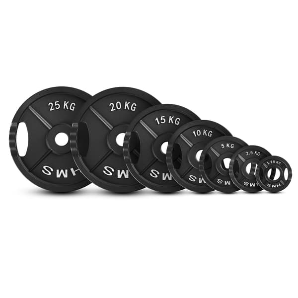 5 kg svart olympisk viktskiva, gjutjärn
