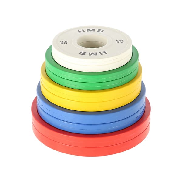 Olympiske vægtskiversæt, 0,5-2,5 kg, 5 par