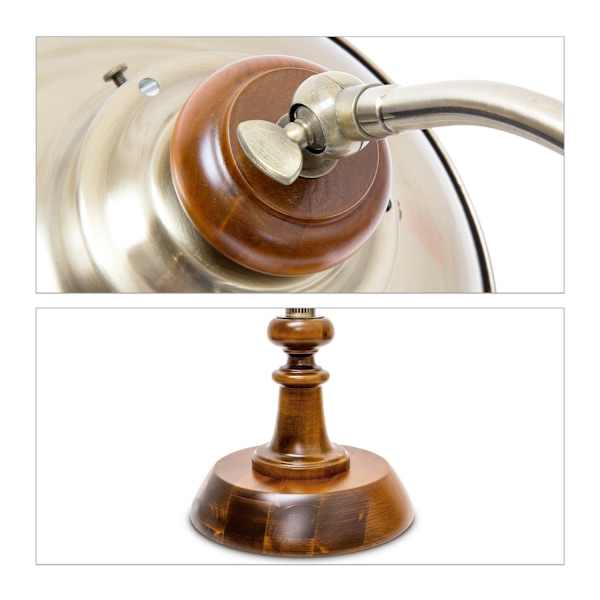 Gulvlampe Art Nouveau Design Messing