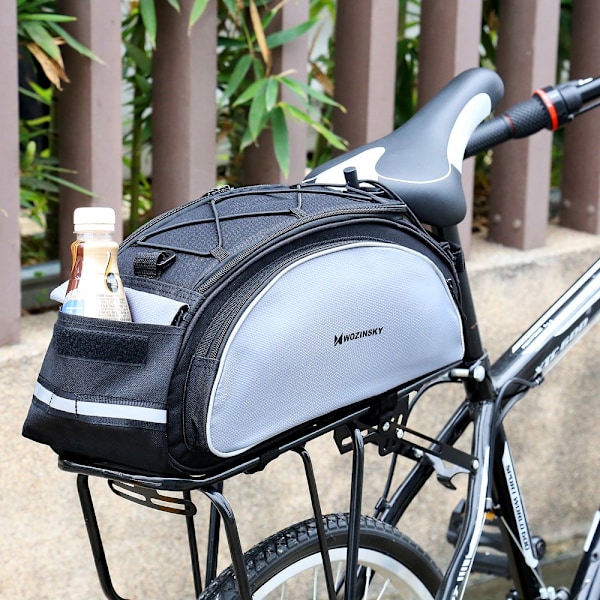 Cykelbagageväska med axelrem, 13l, svart
