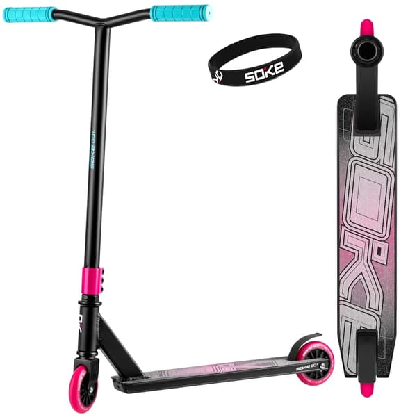 Trick Scooter SOKE Go! Pink og blå