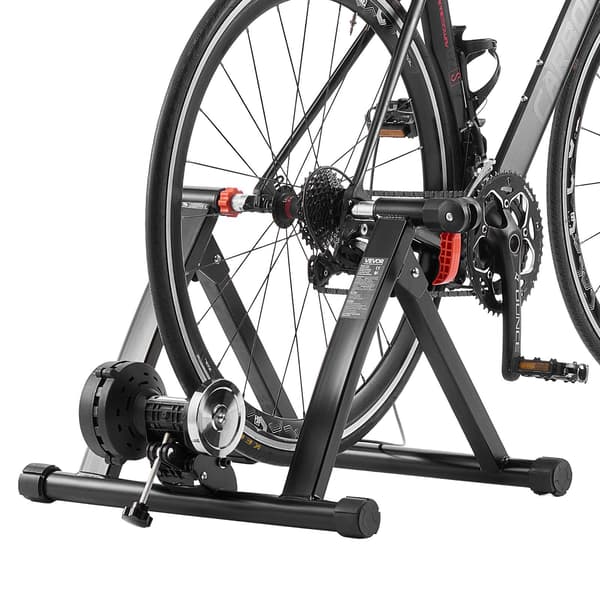 Magnetisk cykeltrænerstativ, 6 niveauer, foldbar, 26-29 tommer, 700C