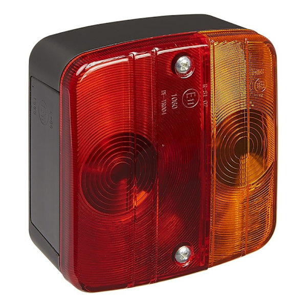 Baglygte 4 funktioner 98x104mm PM i blister