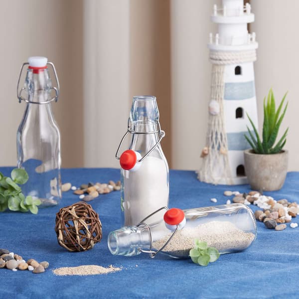 Glasflaskor med crimplock 24-pack