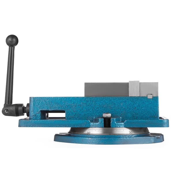 Precisionsfrässkruvstäd, 100 mm käft, 360-graders bas
