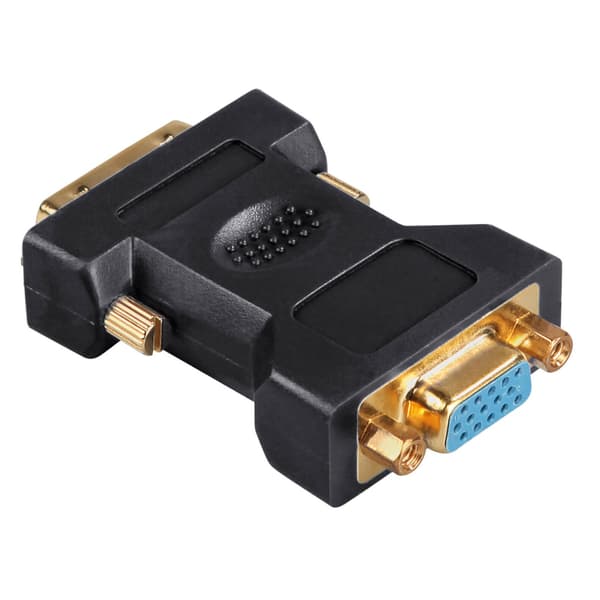 HAMA Adapter DVI-VGA Han-Hun Sort