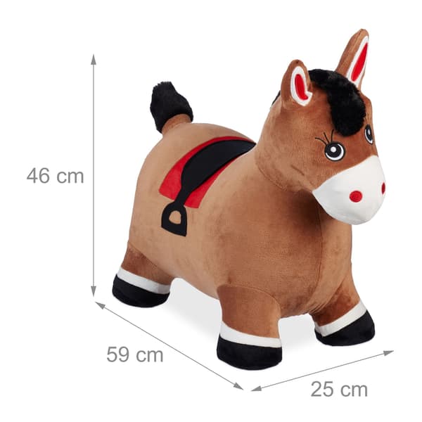 Springhest med kasket