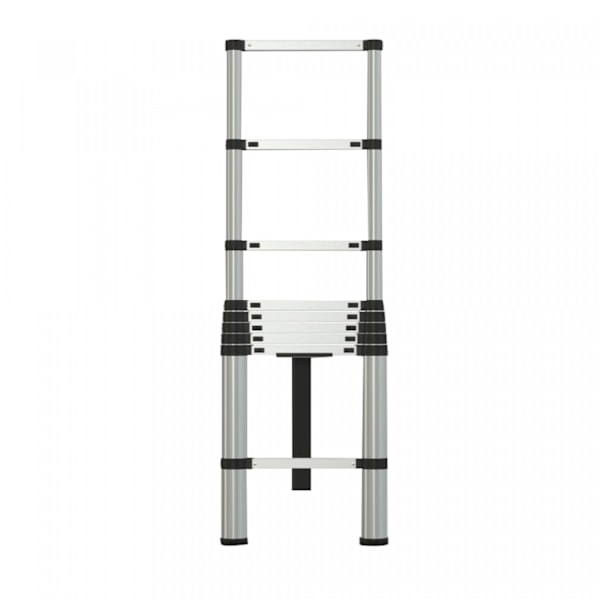 Herzberg HG-5260: Teleskopstege i aluminium med halkskydd - 2,6M
