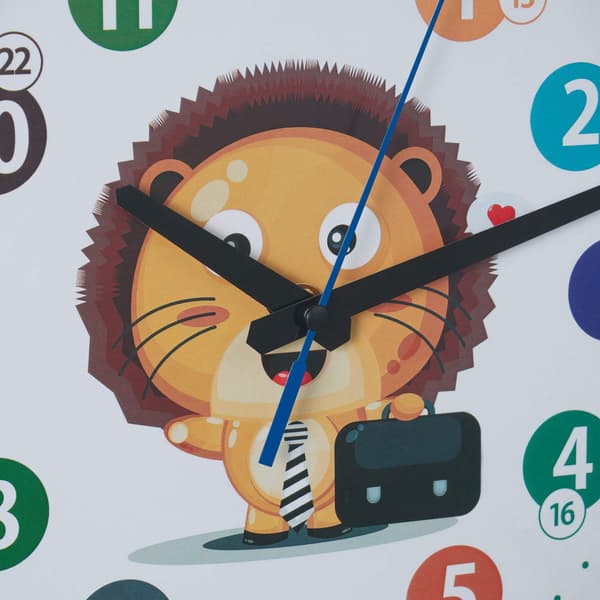 Seinäkello lapsille "Lion
