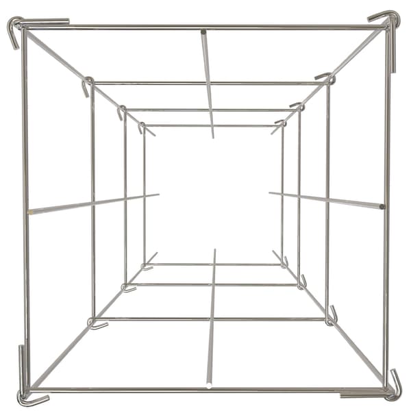 Tomatburar, 114 cm höga, 5-pack PVC-belagd stål