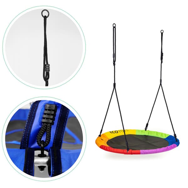 Trädgårdsgunga, 100 cm, flerfärgad ECOTOYS