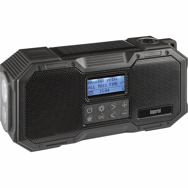 DABMAN OR 1 Vankka DAB+ / FM / Bluetooth ulkoradio / kampuraradio musta