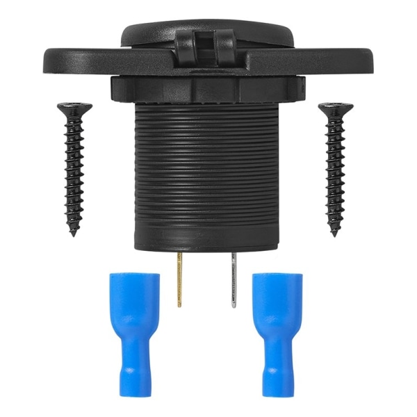 USB lynoplader indbygget type A + C 2-vejs 12/24V 3Am model 1