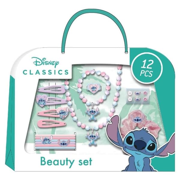 Stitch Beauty Set med makeup børster og tilbehør