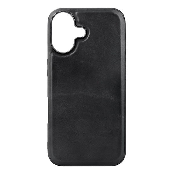 BUFFALO Backcover Leather Magseries iPhone 16 Black