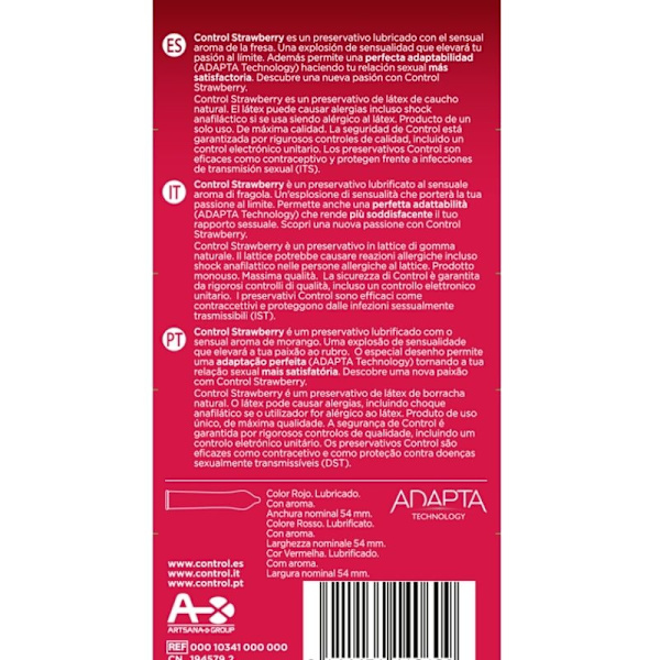 Kontroll - Anpassar Strawberry 12 enheter