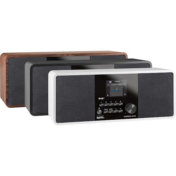 DABMAN i200 Multifunktionell stereoradio DAB+ / FM / Internet Vit