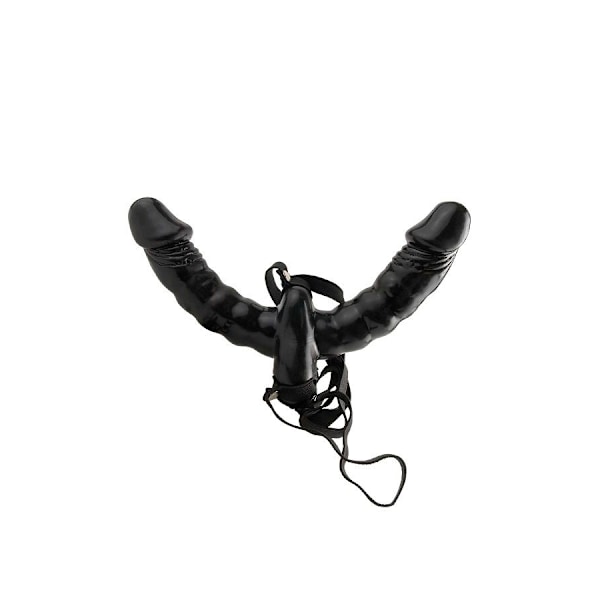 Fetish Fantasy Series - värisevä Double Delight Strap-On.