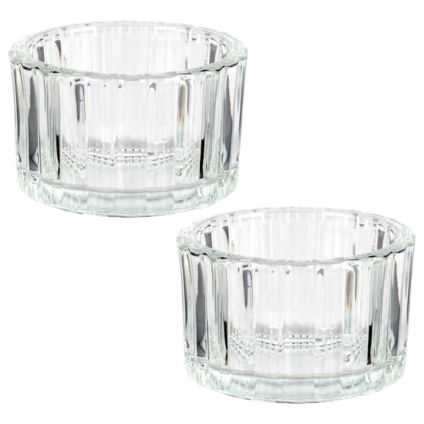 Lasinen kynttiläpidike 5,7 cm 2 kpl.